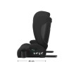 Fotelik samochodowy Tulano Joy 35 Black ISOFIX 100-150cm I-Size