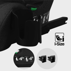 Fotelik samochodowy Tulano Joy 35 Black ISOFIX 100-150cm I-Size
