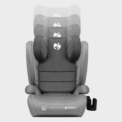 Fotelik samochodowy Tulano Joy 35 Grey ISOFIX 100-150cm I-Size