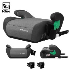Fotelik samochodowy Tulano Cabby 35 Grey ISOFIX 125-150cm I-Size
