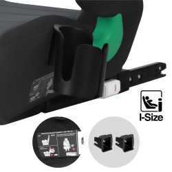 Fotelik samochodowy Tulano Cabby 35 Graphite ISOFIX 125-150cm I-Size