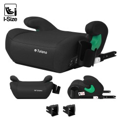 Fotelik samochodowy Tulano Cabby 35 Black ISOFIX 125-150cm I-Size
