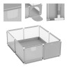 Kojec dziecięcy TULANO Cozy 25 Grey - 150 cm