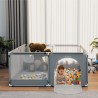 Kojec dziecięcy TULANO Cozy 25 Grey - 150 cm