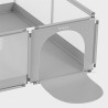 Kojec dziecięcy TULANO Cozy 25 Grey - 150 cm