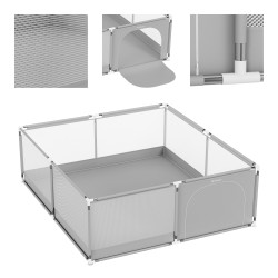 Kojec dziecięcy TULANO Cozy 28 Grey - 200 cm