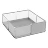 Kojec dziecięcy TULANO Cozy 28 Grey - 200 cm