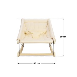 Leżaczek 2w1 Tulano Moon 45 Cream