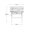 Ergonomiczne biurko dla dziecka Mark Adler Study 5.0 Grey