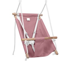 Kołysko-huśtawka dla dzieci TULANO Hop 40 Pink-Grey