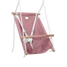 Kołysko-huśtawka dla dzieci TULANO Hop 40 Pink-Grey