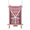Kołysko-huśtawka dla dzieci TULANO Hop 40 Pink-Grey
