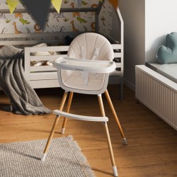 Krzesełko do karmienia Tulano Morsel Beige