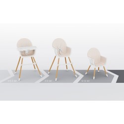 Krzesełko do karmienia Tulano Morsel Beige