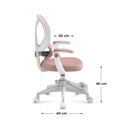 Fotel regulowany dla dziecka Mark Adler Junior 4.5 Pink