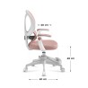 Fotel regulowany dla dziecka Mark Adler Junior 4.5 Pink