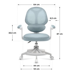 Fotel regulowany dla dziecka Mark Adler Junior 4.5 Blue