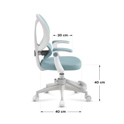 Fotel regulowany dla dziecka Mark Adler Junior 4.5 Blue