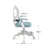 Fotel regulowany dla dziecka Mark Adler Junior 4.5 Blue