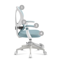 Fotel regulowany dla dziecka Mark Adler Junior 4.5 Blue