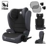 Fotelik samochodowy Tulano Joy 35 Black - Grey ISOFIX 100-150cm I-Size