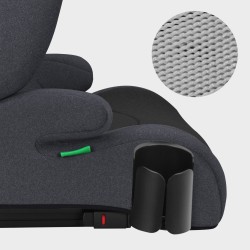 Fotelik samochodowy Tulano Joy 35 Black - Grey ISOFIX 100-150cm I-Size
