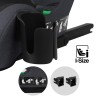 Fotelik samochodowy Tulano Joy 35 Black - Grey ISOFIX 100-150cm I-Size