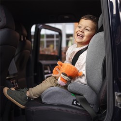 Fotelik samochodowy Tulano Joy 35 Black - Grey ISOFIX 100-150cm I-Size