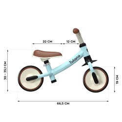 Rowerek biegowy Tulano Scout 15 Blue