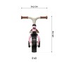 Rowerek biegowy Tulano Scout 15 Pink