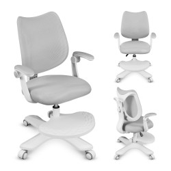 Ergonomiczny fotel dla dzieci Mark Adler Junior 4.6 Grey
