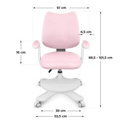 Ergonomiczny fotel dla dzieci Mark Adler Junior 4.6 Pink