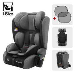 Fotelik samochodowy Tulano Zooma 25 Grey - Black 76 -150cm I-Size