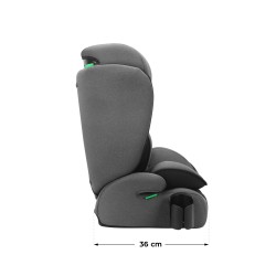 Fotelik samochodowy Tulano Zooma 25 Grey - Black 76 -150cm I-Size