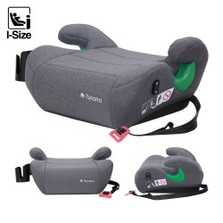Fotelik samochodowy Tulano Cabby 25 Grey 125 -150cm I-Size