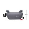 Fotelik samochodowy Tulano Cabby 25 Grey 125 -150cm I-Size