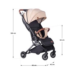 Wózek spacerowy Tulano Milan 35 Beige