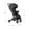 Wózek spacerowy Tulano Milan 35 Black Gold