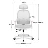 Ergonomiczny fotel dla dzieci Mark Adler Junior 6.3 Grey