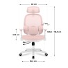 Ergonomiczny fotel dla dzieci Mark Adler Junior 6.3 Pink