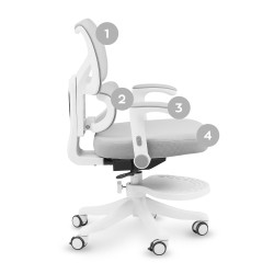 Fotel obrotowy Mark Adler Junior 5.3 Grey