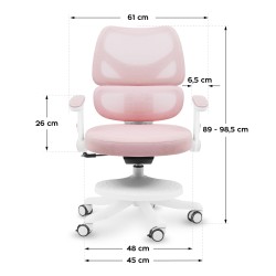 Fotel obrotowy Mark Adler Junior 5.3 Pink