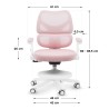 Fotel obrotowy Mark Adler Junior 5.3 Pink