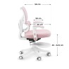 Fotel obrotowy Mark Adler Junior 5.3 Pink