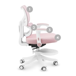 Fotel obrotowy Mark Adler Junior 5.3 Pink