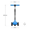 Hulajnoga balansowa dla dzieci LED Rookie 15 Blue