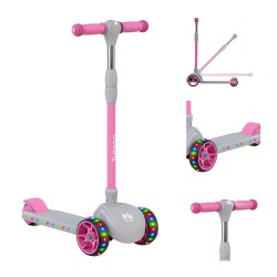 Hulajnoga balansowa dla dzieci LED Rookie 15 Pink