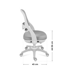 Fotel obrotowy dla dzieci Mark Adler Junior 4.7 Grey