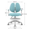 Fotel obrotowy dla dzieci Mark Adler Junior 4.9 Blue
