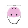 Kask dziecięcy Tulano Turtle 35 Pink